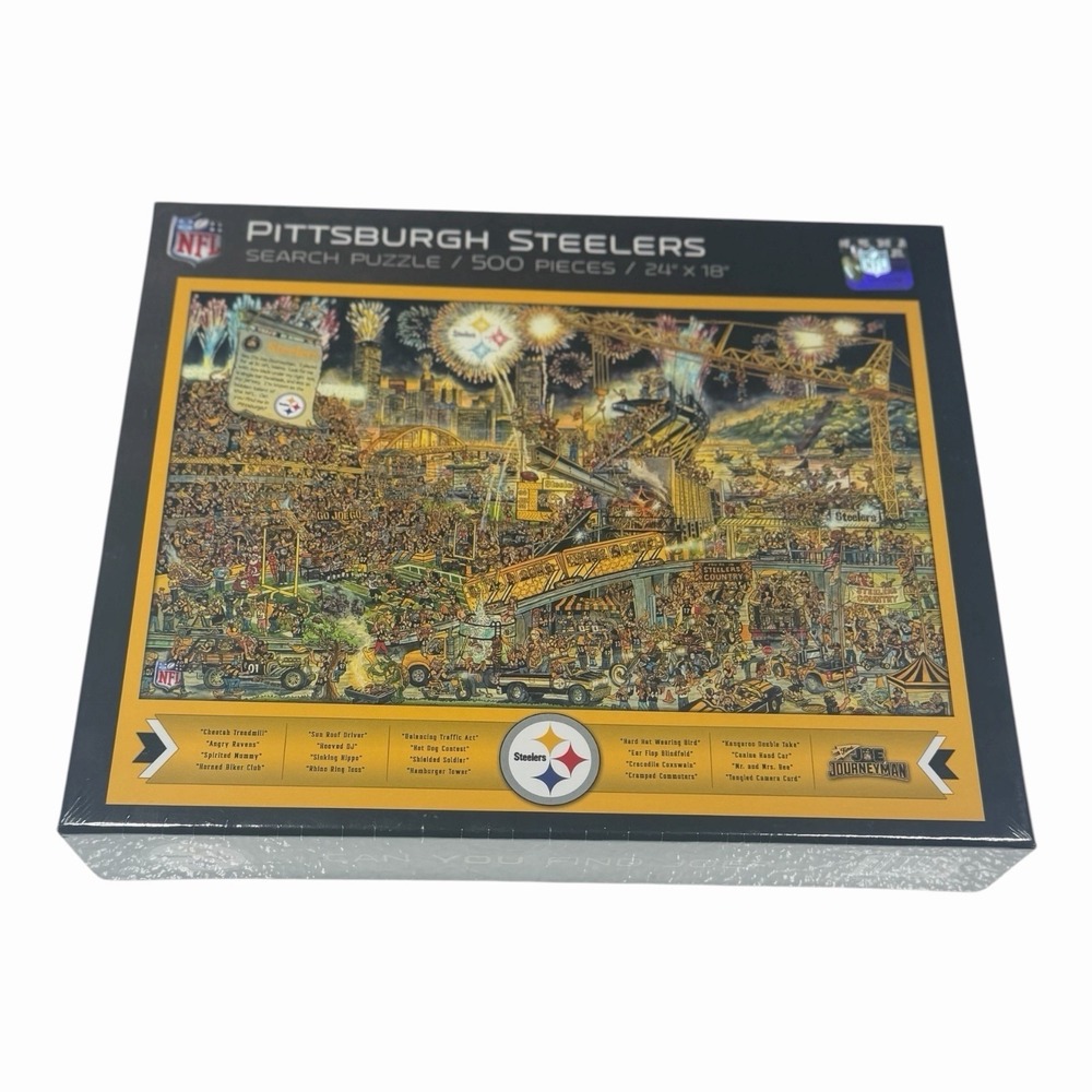 You The Fan NFL Pittsburgh Steelers Find Joe Journeyman 500 Piece Puzzle New